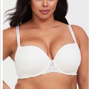 Back smoothing push up  t-shirt bra